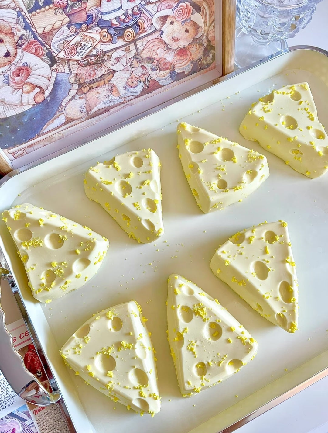 Emmental Cheese Silicone Taba Squishy