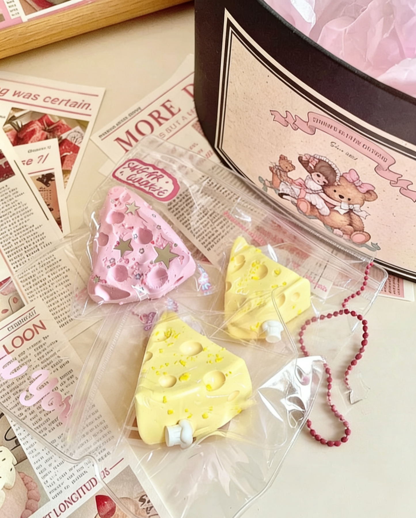 Emmental Cheese Silicone Taba Squishy