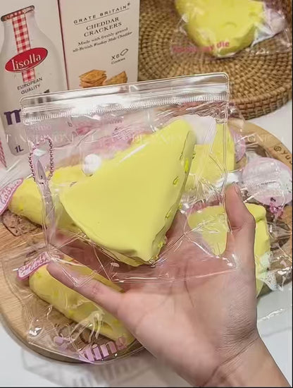 Emmental Cheese Silicone Taba Squishy